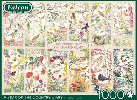 Falcon de luxe A Year of The Country Diary 1000pcs Puzzle 1000 pz - 7