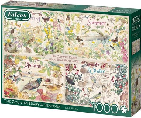 Falcon de luxe The Country Diary 4 Seasons 1000pcs Puzzle 1000 pz - 6