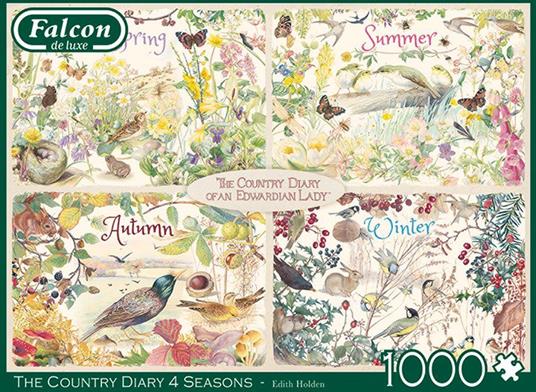 Falcon de luxe The Country Diary 4 Seasons 1000pcs Puzzle 1000 pz - 7
