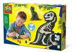 SES Creative Colata e pittura - T-Rex con scheletro