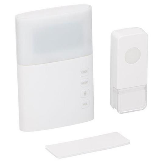 Campanello Porta Casa Wireless Senza Fili Grunding Ricevitore con 36  Melodie - Bakaji - Idee regalo