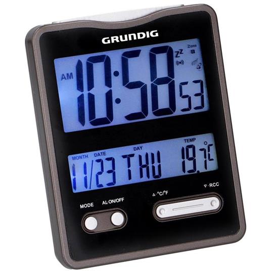 Orologio Digitale da Tavolo Stazione Meteo con Temperatura Data e Sveglia  Nero - Grundig - Idee regalo | IBS