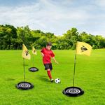 Set 8 Pezzi Ostacoli da Calcio Gioco Giochi Bambini Esterno Bersagli Allenamento