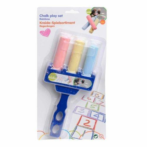 Set 4 pezzi Gesso supporto con 3 maxi gessetti per giocare Rainbow Arcobaleno - 2