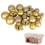 Palle Di Natale 70 Palline Color Oro Diverse Misure Decorazioni Albero Natale