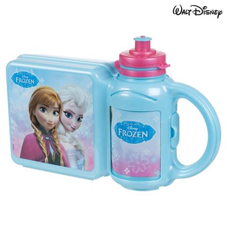 Portavivande Porta Pranzo Cibo 150GR Disney Frozen + Borraccia 400ML Elsa Anna - 2