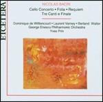 Concerto per violoncello e orchestra - CD Audio di Nicolas Bacri