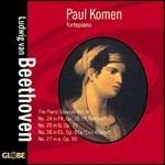 Sonate per pianoforte n.24, n.25, n.26, n.27 - CD Audio di Ludwig van Beethoven,Paul Komen