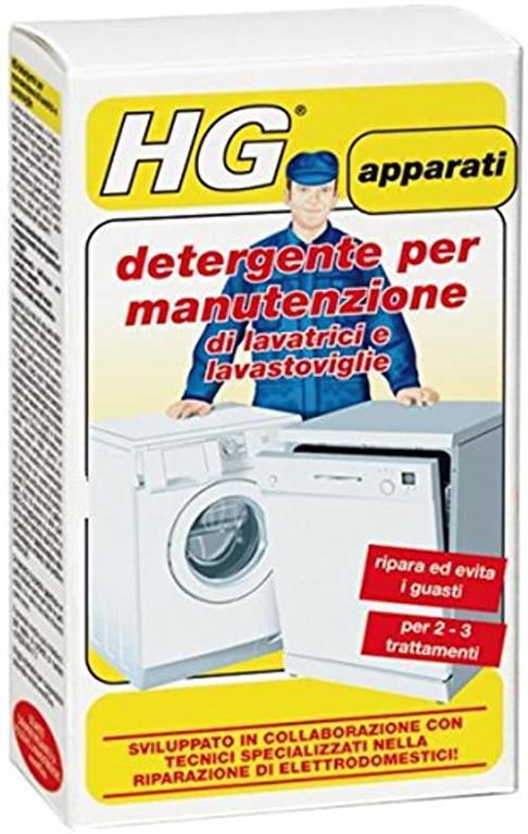 Hg Detergente Per Manutenzione Di Lavatrici E Lavastoviglie 2x100 Ml - Hg  Pulizia - Casa e Cucina | IBS