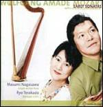 Sonate per arpa e violino - Adagio K536 - CD Audio di Wolfgang Amadeus Mozart,Ryo Terakado,Masumi Nagasawa
