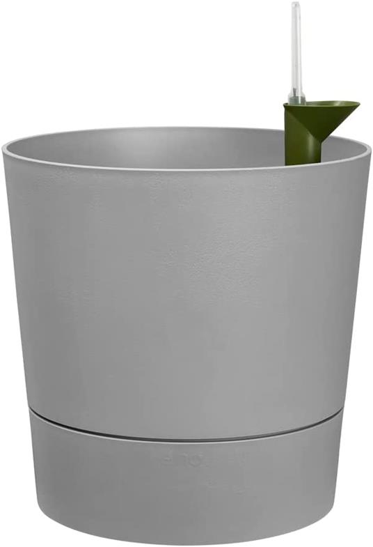 Elho Vaso Greensense Aqua Care Round 43Cm Light Concrete Grigio - Elho -  Idee regalo