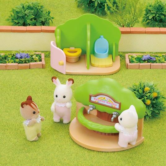 Sylvanian Families 2637. Il lavandino e i servizi igienici dell'asilo - 12