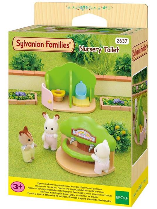 Sylvanian Families 2637. Il lavandino e i servizi igienici dell'asilo - 9