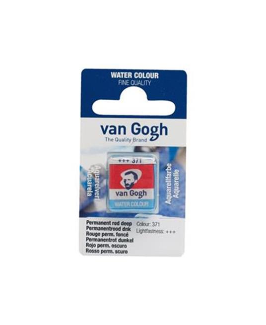 Van Gogh Acquarello In 1/2 Godet Colore Sr.standard Rosso Permanente Scuro