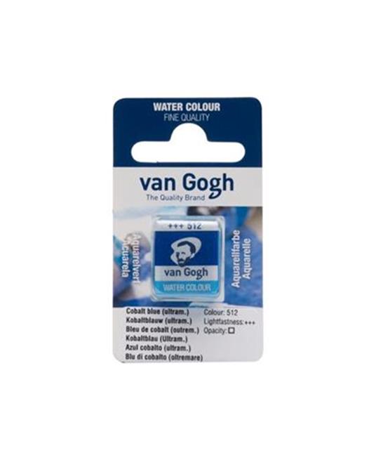 Van Gogh Acquarello In 1/2 Godet Colore Sr.standard Blu Di Cobalto (oltremare)