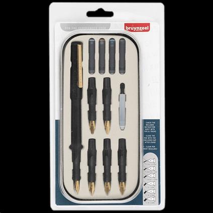 Penna Stilografica Bruynzeel Set 14 Pezzi