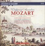 3 Divertimentos-Paris Sym - CD Audio di Wolfgang Amadeus Mozart