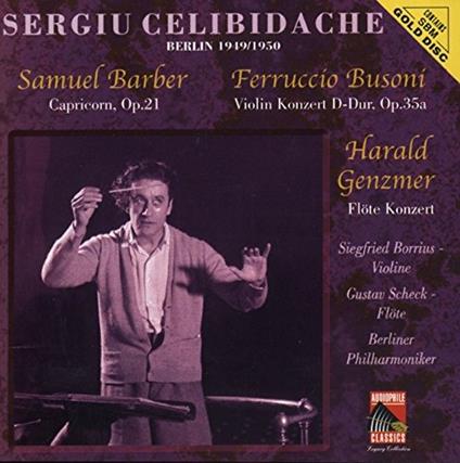 Celibidache Berlin 1949 - CD Audio di Sergiu Celibidache