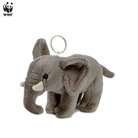 WWF 15205024 - Peluche Portachiavi, Elefante, 10 cm - 4