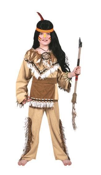 INDIANO COSTUME CARNEVALE BIMBO 6/8 ANNI