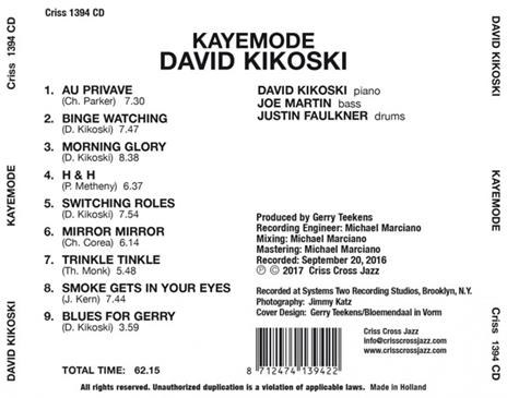 Kayemode - CD Audio di David Kikoski - 2