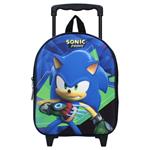 Sega: Vadobag - Sonic - Wild Thing Black 3D (Trolley Backpack / Zaino Trolley)