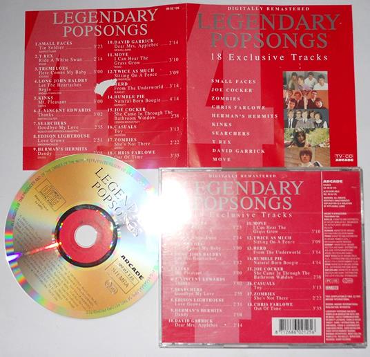 Legendary Pop Songs 4 - CD Audio