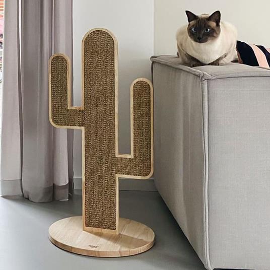 Designed by Lotte Palo Tiragraffi per Gatti Cactus in Legno 40x80 cm -  Designed by Lotte - Idee regalo | IBS