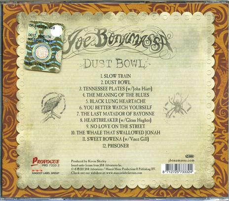 Dust Bowl - CD Audio di Joe Bonamassa - 2