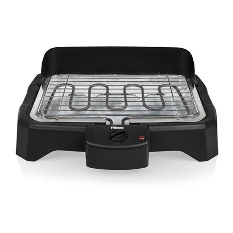 Tristar Barbecue da Tavolo Elettrico 2000 W 34,5x23 cm Nero