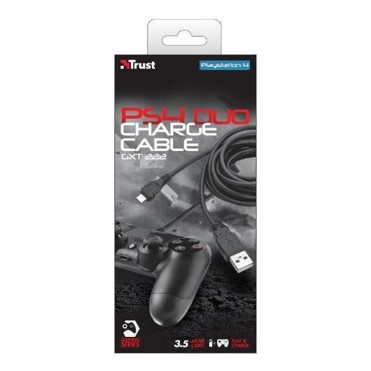 TRUST GXT 222 Duo Charge&Play Cable PS4 - 8