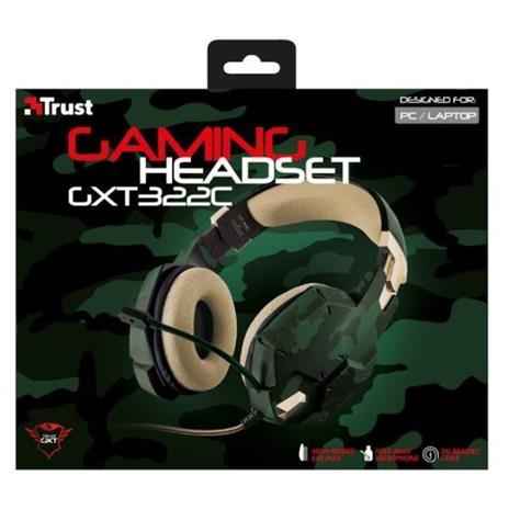 TRUST GXT 322C Cuffie Gaming - Green - 8