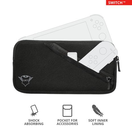 Trust GXT 1240 Tador Custodia a tasca Nintendo Neoprene Nero - 4