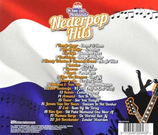 Nederpop Hits - CD Audio - 2