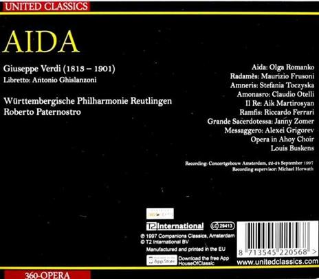 Aida - CD Audio di Giuseppe Verdi - 2