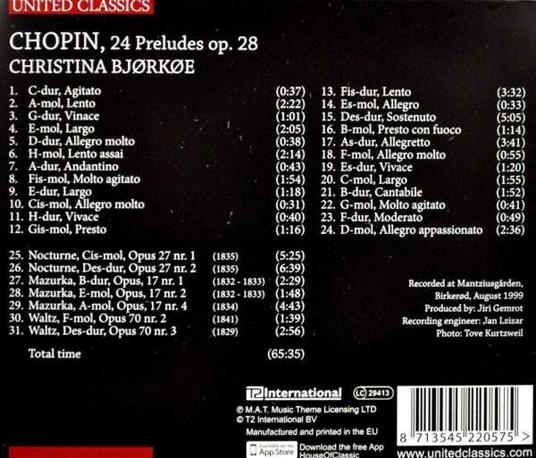 24 Preludi op.28 - CD Audio di Frederic Chopin - 2