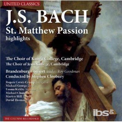 Passione secondo San Matteo - CD Audio di Johann Sebastian Bach