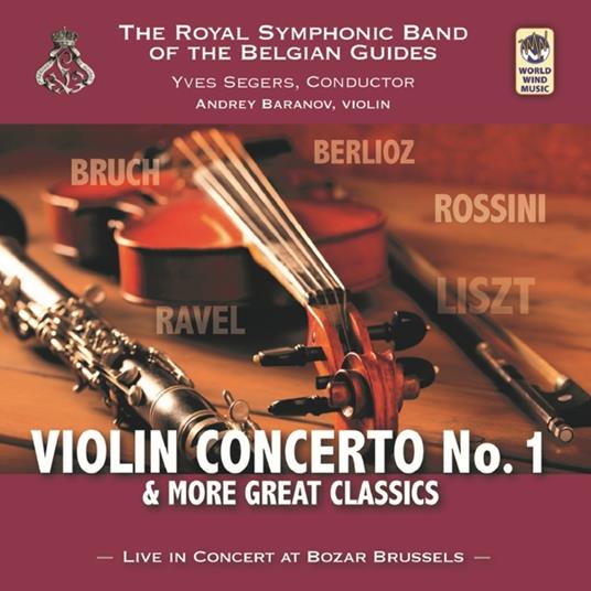 Violin Concerto No.1 - CD Audio di Royal Symphonic Band of the Belgian Guides