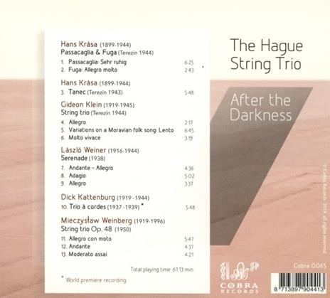 After The Darkness - CD Audio di Hague String Trio - 2