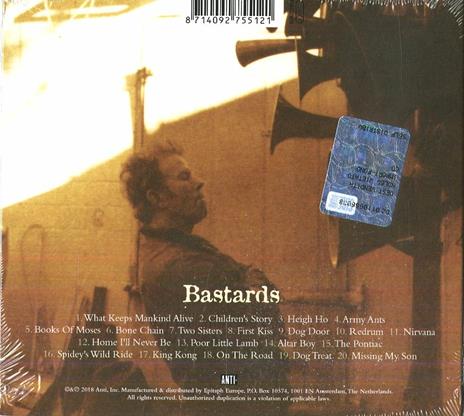 Bastards (Digipack) - CD Audio di Tom Waits - 2