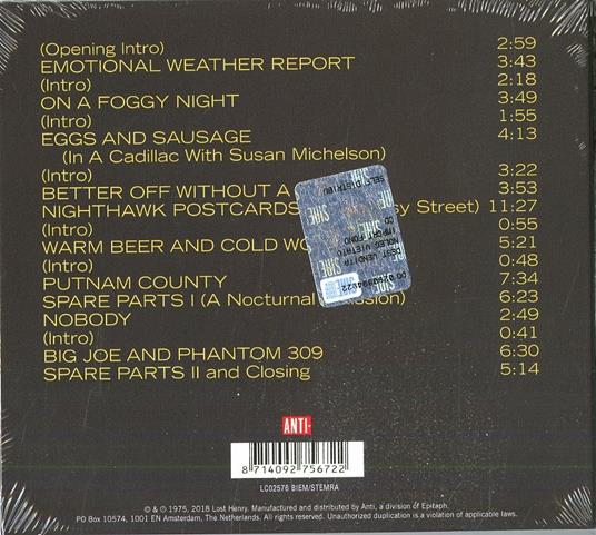 Nighthawks at the Dinner - CD Audio di Tom Waits - 2