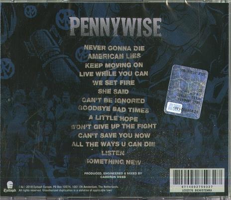 Never Gonna Die - CD Audio di Pennywise - 2