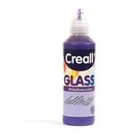 Pittura per vetri riposizionabile Creall Glass - viola scuro