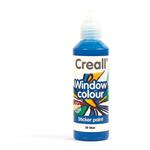 Pittura per vetri riposizionabile Creall Glass - blu scuro