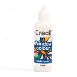 Pittura per vetri riposizionabile Creall Glass - bianco