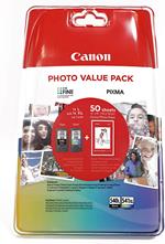 Canon PG-540L/CL-541XL - Confezione da 50 fogli di carta fotografica da 10 x 15
