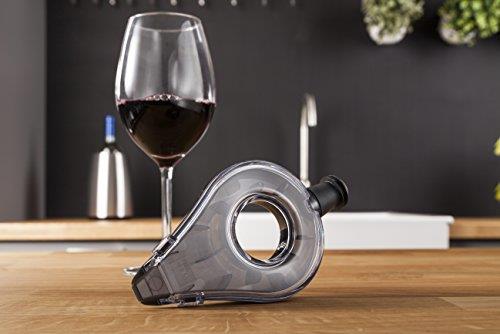 Vacuvin Wine Aerator Aeratore per Vino Plastica Grigio - 3