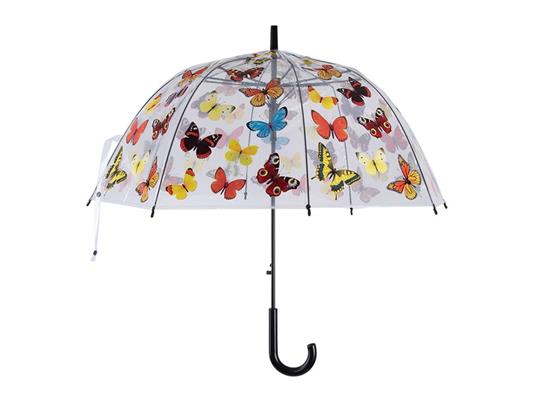 Ombrello Trasparente Fantasia Farfalle 83Cm - Peragashop - Idee regalo | IBS