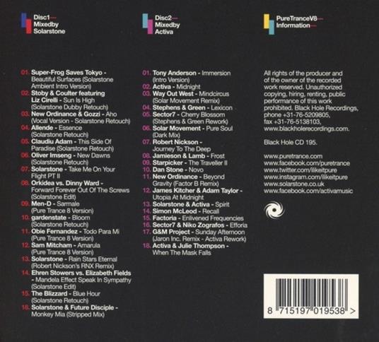 Pure Trance vol.8 - CD Audio - 2