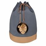 District 70 CASA  Casetta per Gatti e Gatti, 45 x 45 x 60 cm, Colore: Cognac